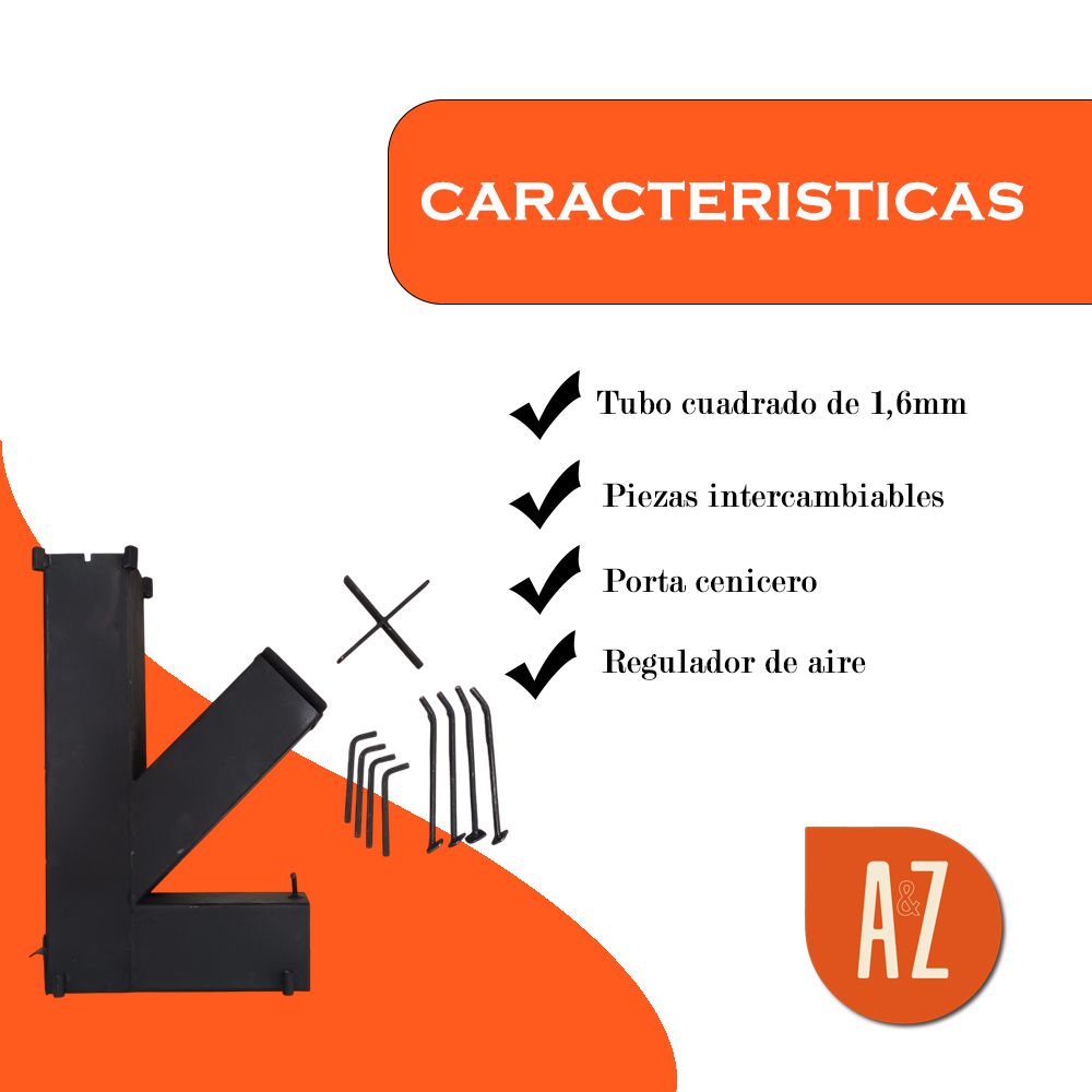 Cocina Rocket Quemador Para Disco De Arado Paella Ollas Leña - Imagen 3