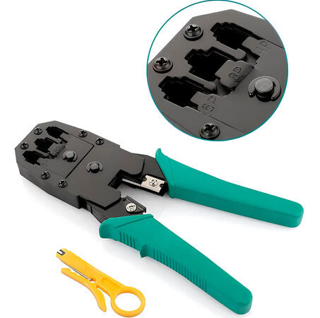Pinza Crimpeadora Cables Red Rj45 Rj11rj9 Pelacables 6p8p4p