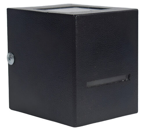 Aplique Pared Exterior Moderno Unidireccional Negro G9 Led