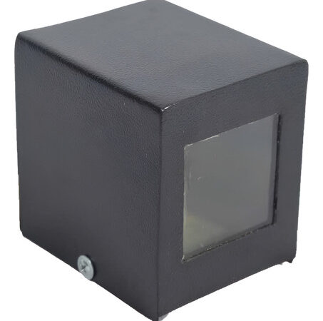 Lampara Aplique Pared Exterior Unidireccional Negro G9 Led