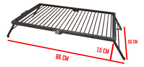 Parrilla Plegable Camping Tipo Libro Portatil Camping Asado - Imagen 2