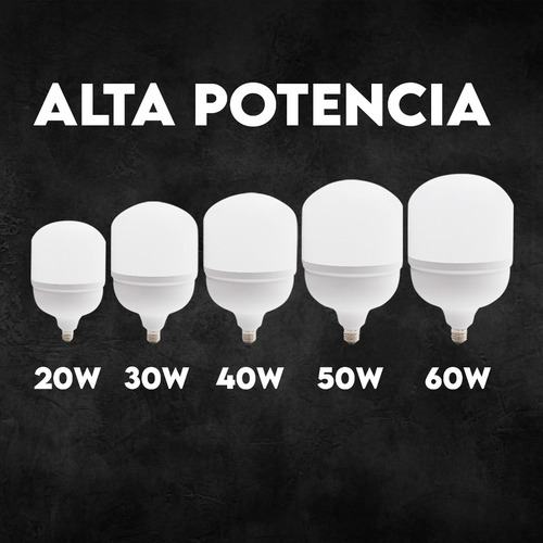 Lampara Galponera Colgante Led Industrial Alta Potencia 40w Blanco - Imagen 3