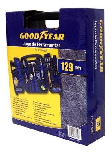Juego Caja De Herramientas Goodyear 129 Piezas Set Local - Imagen 4