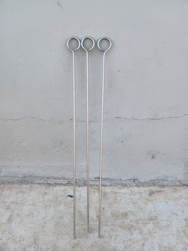Set X6 Pinchos Acero Inoxidable Palitos Pinches Brochette - Imagen 4