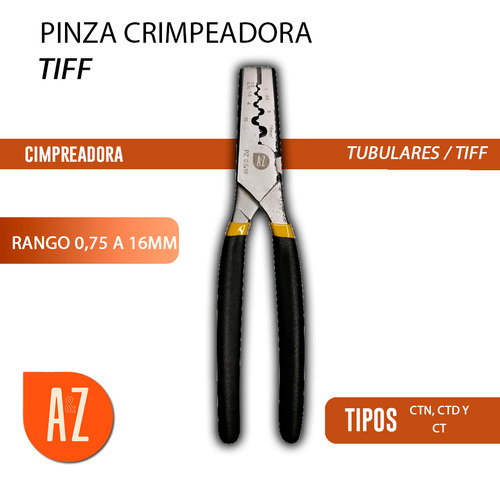 Pinza Compresión Crimpeadora Punteras Tubulares 0,75-16mm - Imagen 2