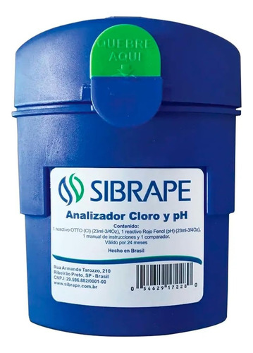 Test Kit Medidor De Cloro Y Ph Agua Pileta Piscina - Sibrape - Imagen 3