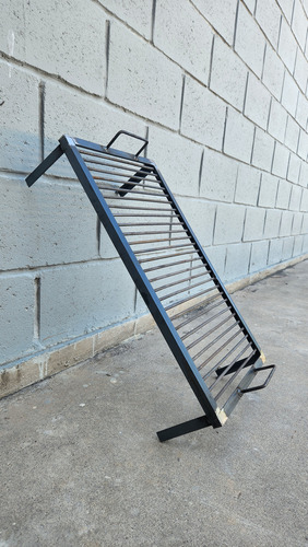 Kit Parrilla Chica Con Manija Asados 60 X 35 X 14 Cm A&z