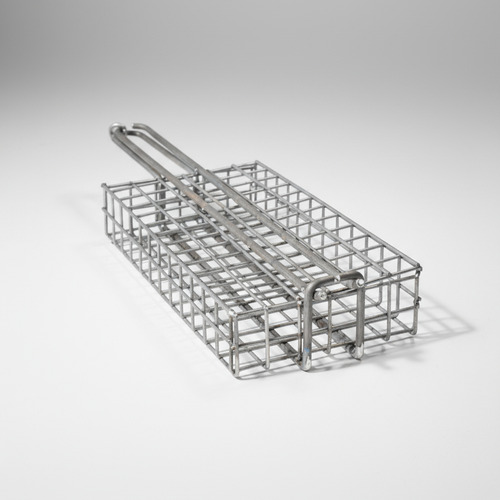 Jaula Grillera Canasta Hierro Verduras Achura Pescado Asado