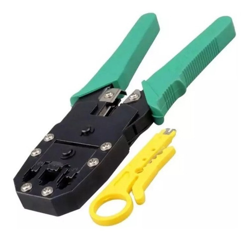 Pinza Crimpeadora Cables Red Rj45 Rj11rj9 Pelacables 6p8p4p - Imagen 10