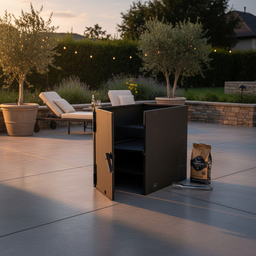 Fogonero Brasero Parrillero Multiuso Emparrillado A 2 Fuegos