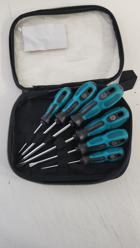 Kit Estuche 6 Destornilladores Phillips Plano Imantados - Imagen 5