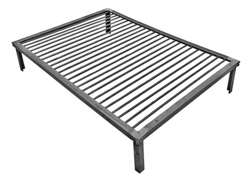 Parrilla Movil De Hierro Reforzada Para Asado 70x50 A&z