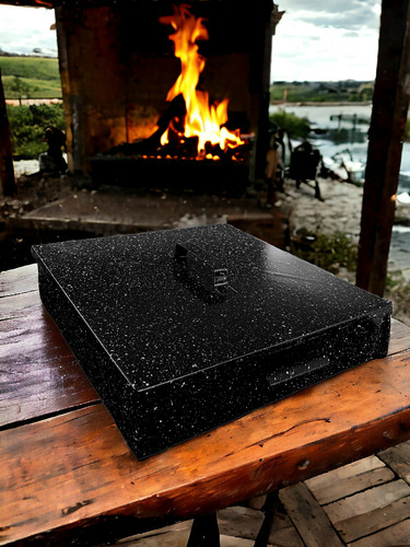 Cocina Rocket Para Disco Paella Leña + Caja Enlozada 41x41 - Imagen 5