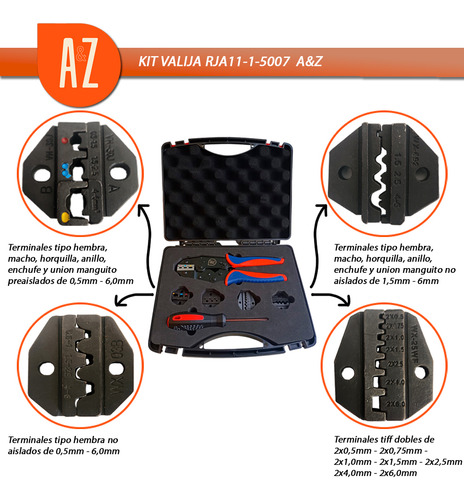Herramienta Criquet P/terminales Preaislados Con Valija - Imagen 3
