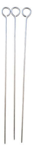 Set X6 Pinchos Acero Inoxidable Palitos Pinches Brochette - Imagen 2