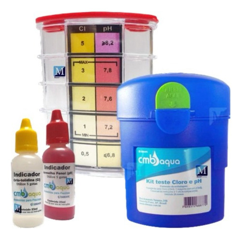 Test Kit Medidor De Cloro Y Ph Agua Pileta Piscina - Sibrape