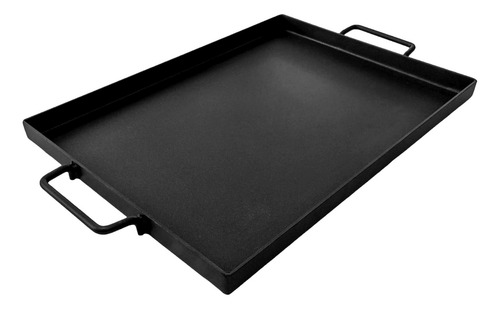 Plancha Cocina Bifera Lomitera Chapa Hierro Teflon 46x33 Negro
