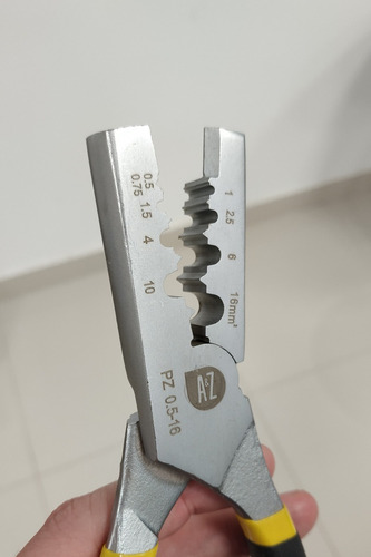 Pinza Compresión Crimpeadora Punteras Tubulares 0,75-16mm - Imagen 3