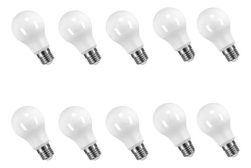 Pack X10 Lampara Foco Led 15w E27 Luz Fría / Calida Dabor Blanco Frío