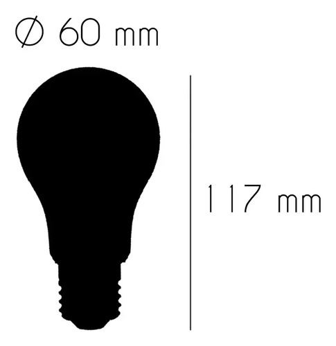 Pack X10 Lampara Bulbo Foco Led 12w E27 Luz Calida Dabor Blanco Cálido - Imagen 2