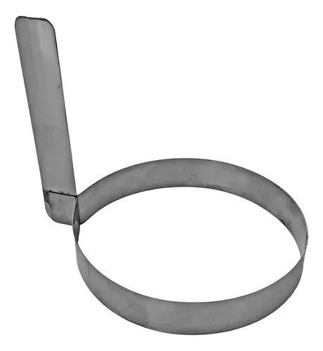 Aro Molde Huevo Frito Plancha Sarten Acero Inoxidable Plateado