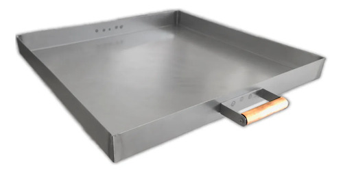 Asadera Bandeja Fuente Chapon Para Parrilla 60x60x5cm Ayz Gris - Imagen 4