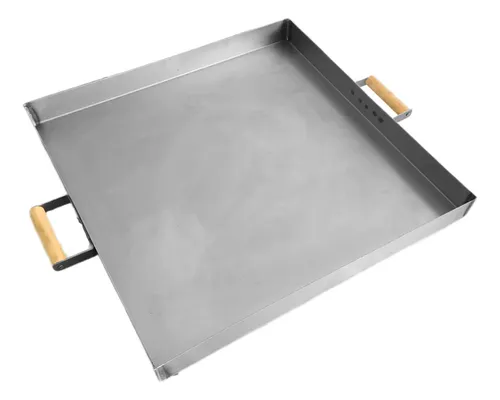 Asadera Bandeja Fuente Chapon Para Parrilla 60x60x5cm Ayz Gris