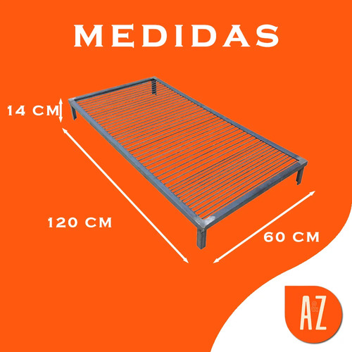Kit Parrillero Parrilla Reforzada 120x60 + Bandeja Tapa A&z - Imagen 3