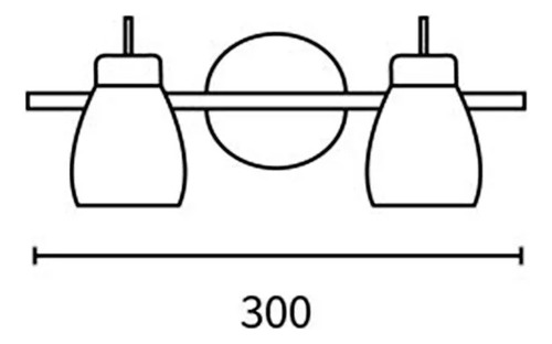 Aplique Pared Techo Spot 2 Luces Cancun 2 Led Deco Moderno. Blanco - Imagen 4
